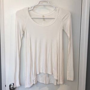 Free People January Tee in white